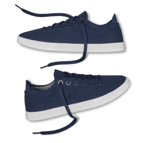 Allbirds Wool Piper Men’s Shoes Dogwood Navy Blue Size 9 GUC - Picture 10 of 11